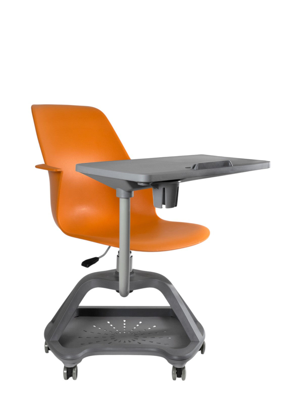 Think naranja con paleta